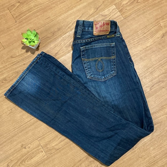 Lucky Brand Denim - Vintage LUCKY BRAND Mid Rise Bootleg Dark Wash Jeans